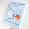 Baba mérföldkő kártya (fiú) - 28 db-os állatos