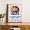 Babaköszöntő, újszülött köszöntő kép (fiú)