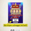 Big Win egyedi kaparós felkérő bejelentő sorsjegy - bármilyen szöveggel kérhető