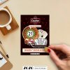Casino egyedi kaparós felkérő bejelentő sorsjegy - bármilyen szöveggel kérhető
