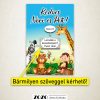 Cute Animals egyedi kaparós felkérő bejelentő kártya - bármilyen szöveggel kérhető