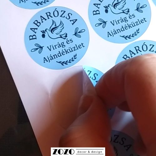 Egyedi matrica, termékcímke készítés