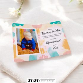   Keresztszülő felkérő lap - fényképes, babafotóval (11)