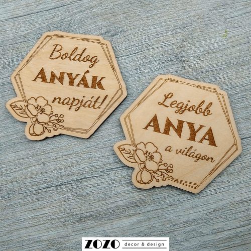 Anyák napjára fa hűtőmágnes - Anyák napi ajándék
