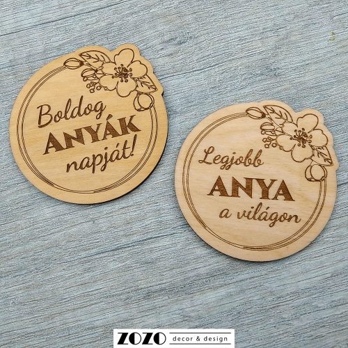 Anyák napjára fa hűtőmágnes - Anyák napi ajándék