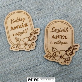 Anyák napjára fa hűtőmágnes - Anyák napi ajándék