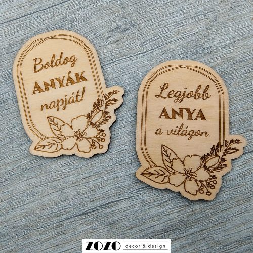 Anyák napjára fa hűtőmágnes - Anyák napi ajándék