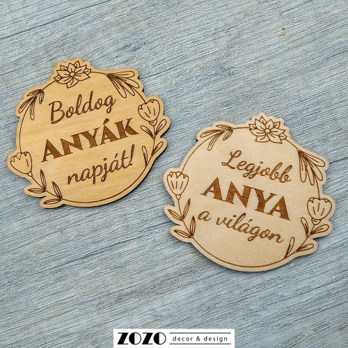 Anyák napjára fa hűtőmágnes - Anyák napi ajándék