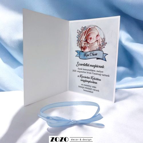Keresztelő meghívó - fiús (01)