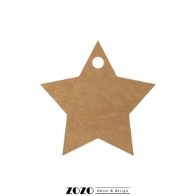 Üres kraft karton biléta - csillag 20-54 db / csomag
