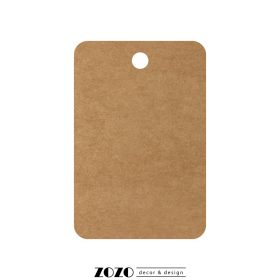 Üres kraft karton biléta - téglalap 28-42 db / csomag