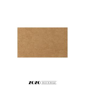 Üres kraft karton kártya - téglalap 16-36 db / csomag