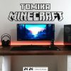 Minecraft egyedi névvel - gamer falmatrica
