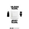 Star Wars, sötét oldal / világos oldal 1 - kapcsoló falmatrica