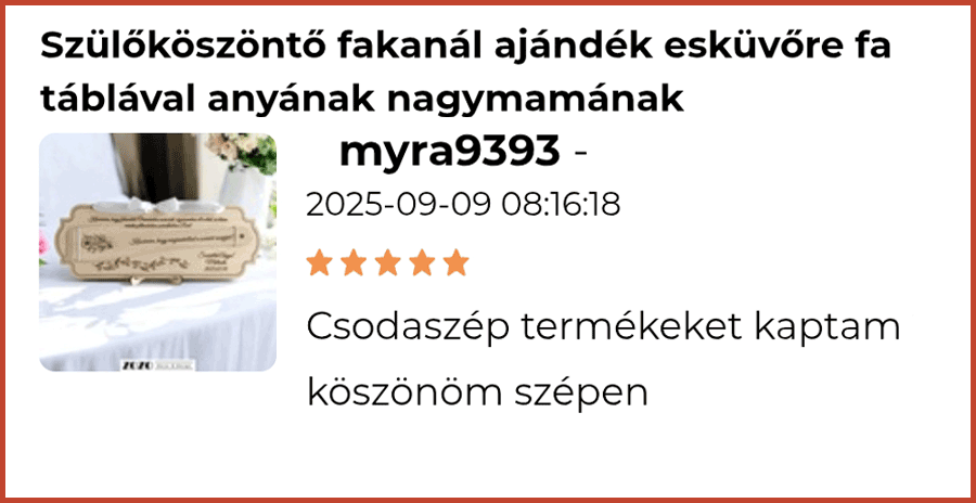 Vásárlói értékelés